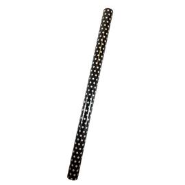 Gavepapir 10x0,7m black dots produktbilde