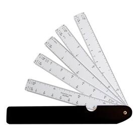 ARISTO Fächermaßstab 1323, 150 mm, Weiß Artikelbild