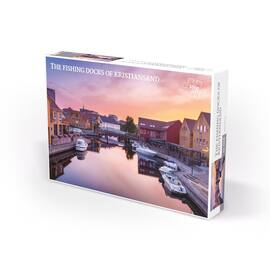 Puslespill Kristiansand 1000 biter produktbilde