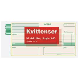 Esselte Blankett Kvittens A65 2x50 blad produktfoto