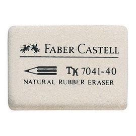 Faber-Castell Radiergummi TK7041-20, 40x27x13mm, weiß, 1 Stück Artikelbild