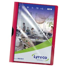 Klemmappe LYRECO PP A4 30 ark rød (5) produktbilde