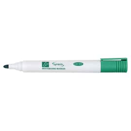 Lyreco Whiteboardpenna drywipe rund grön produktfoto
