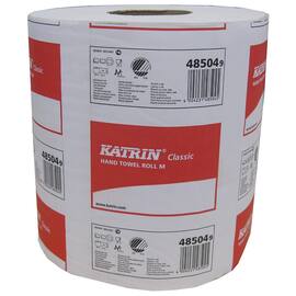 KATRIN Papierhandtuch Rolle Classic M, 1lagig, 20,5x38cm, naturweiß (6 Rollen) Artikelbild