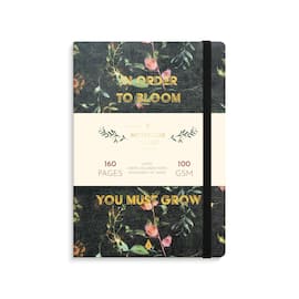 Notatbok BURDE Deluxe A5 flower produktbilde