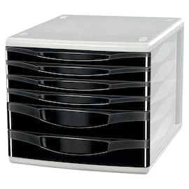 Lyreco Blankettbox 6 lådor svart produktfoto
