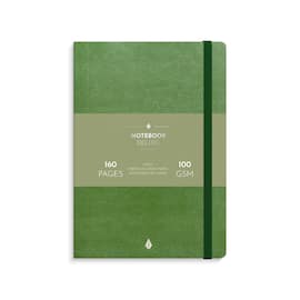 Notatbok BURDE Deluxe A5 grønn produktbilde