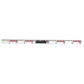 Tavlelinjal LINEX 100cm rød/hvit produktbilde