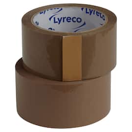 Emb.tape LYRECO lydløs 50mmx66m brun (6) produktbilde