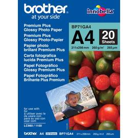 Brother A4-fotopapper för bläckstråleskrivare, 260 g/m2, vitt produktfoto
