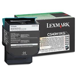 Toner LEXMARK C540H1KG 2.5K sort produktbilde