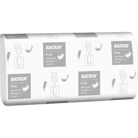 KATRIN Plus Papierhandtuch Non Stop L3 wide Handy Pack, W-Falzung, 320x240mm, 25x90 Tücher, weiß, 1 Karton Artikelbild