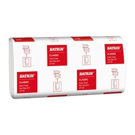 KATRIN Classic Handtücher Non Stop M2 Handy Pack, Z-Falzung, 240x203mm, 25x160 Tücher, weiß, 1 Karton Artikelbild