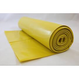 Avfallssekk LD-PE 72x112cm 70my gul (10) produktbilde