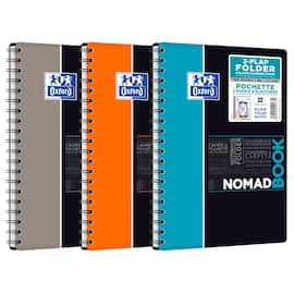 Notatbok OXFORD Nomad B5 linjer ass produktbilde