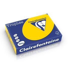 Clairefontaine Kopierpapier Trophée, Druckerpapier, A4, 160g/m², trend goldgelb, 250 Blatt, 1 Packung Artikelbild