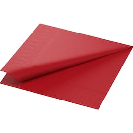 Duni Engångsservett, 1-lagers, enfärgad, 33 cm, röd produktfoto