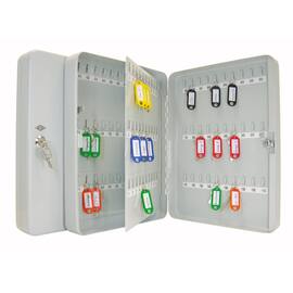 WEDO Schlüsselschrank, Schlüsselkasten, Schlüsselbox, 110 Schlüssel, 280x80x370mm, Stahlblech, lichtgrau, 1 Stück Artikelbild