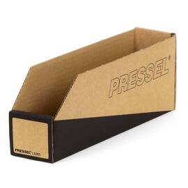 Pressel Lagersichtbox Natur/Schwarz, 305x65x110mm, 30 Stück (vorher Art.Nr. 900509) Artikelbild