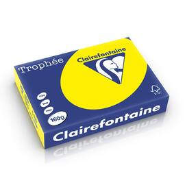 Clairefontaine Trophée A4 160 g färgat papper gul produktfoto