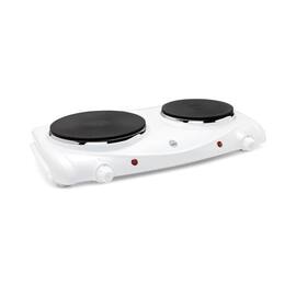 Kokeplate WILFA dobbel hvit produktbilde