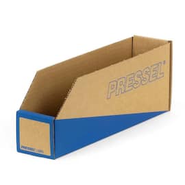 Pressel Lagersichtbox Natur/Blau, 305x65x110mm, 30 Stück (vorher Art.Nr. 900102) Artikelbild