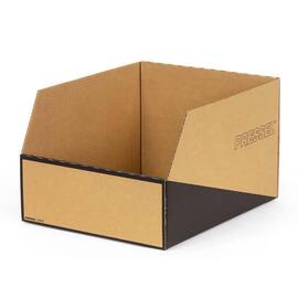 Pressel Lagersichtbox Natur/Schwarz, 400x320x235mm, 20 Stück (vorher Art.Nr. 94032) Artikelbild