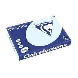 Clairefontaine Multifunktionspapier Trophée, Kopierpapier, Druckerpapier, pastell blau, A3, 80g, 500 Blatt, 1 Packung Artikelbild