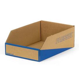 Pressel Lagersichtbox Natur/Blau, 305x200x110mm, 20 Stück (vorher Art.Nr. 920102) Artikelbild
