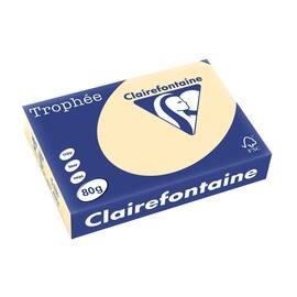 Clairefontaine Koperingsapper A4 80g ohålat vanilj produktfoto