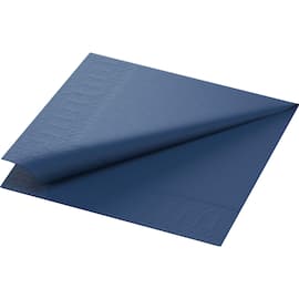 Duni Engångsservett, 1-lagers, enfärgad, ¼-vikt, 33 cm, mörkblå produktfoto