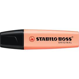 STABILO Boss Original Pastel Textmarker, Highlighter, Leuchtmarker, Pastellfarben, pfirsich - Creamy Peach, 1 Stück Artikelbild