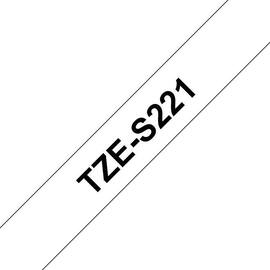 Tape BROTHER TZe-S221 9mmx8m sort/hvit produktbilde