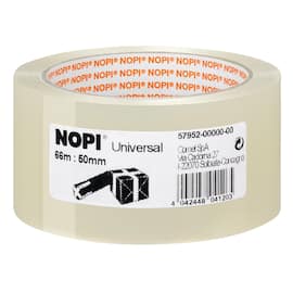 NOPI PP-Klebeband Universal, Packband, Transparent, 50mmx66m, 1 Rolle Artikelbild