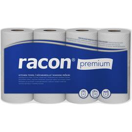 racon Küchenrolle Premium, Küchenpapier, Papiertücher, 3-lagig, weiss, 4 Rollen Artikelbild