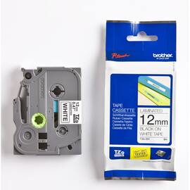 Tape BROTHER TZe-231 12mmx8m sort/hvit produktbilde