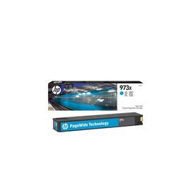 HP PageWide 973X bläckpatron, cyan, singelförpackning, hög kapacitet produktfoto