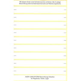 Avery Universal-Etiketten 3338, Beschriftungsetiketten, Kleinformat, 103 x 13 mm, weiß, 28 Blatt, 252 Stück Artikelbild