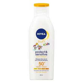 NIVEA Solskydd Kids Protect&Sensitive 50+ 200ml produktfoto