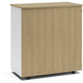 LANAB DESIGN Arbetsplats Cubic vit/eg produktfoto