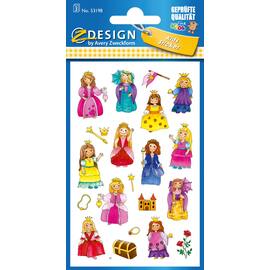 Etikett AVERY dekor prinsesser (3) produktbilde