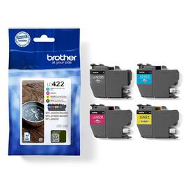 Blekk BROTHER LC422VALDR BCMY (4) produktbilde