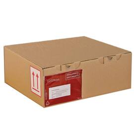 Posteske låseklaff 345x230x80mm brun(25) produktbilde