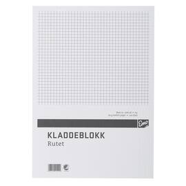 Kladdeblokk EMO A4 60g 100 blad ruter produktbilde