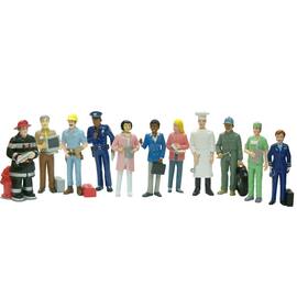 Miniland Sysselsättningsfigurer för pedagogiska ändamål, 11 dockor, vinyl produktfoto