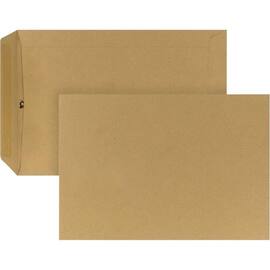 MAILmedia® Versandtasche C5, Nassklebung, Gummiert, 90g, braun, 162x229mm, 500 Stück Artikelbild