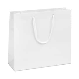 Papiertragetasche Roma, Geschenktaschen, 540x130x450mm, weiß, 10 Stück Artikelbild