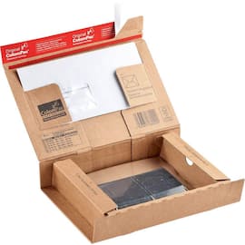ColomPac Postbox S mit Haftklebeverschluss und Aufreissfaden, 285x190x100mm (C5), Braun, 10 Stück Artikelbild
