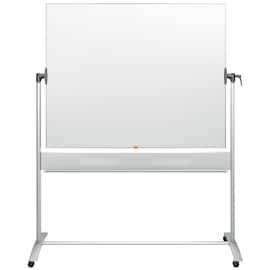 Nobo Whiteboard, mobil, magnetisk, lackerad stålyta, dubbelsidig, 1500 x 1200 mm, vit produktfoto