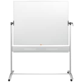 Nobo Whiteboard, mobil, magnetisk, lackerad stålyta, dubbelsidig, 1500 x 1200 mm, vit produktfoto